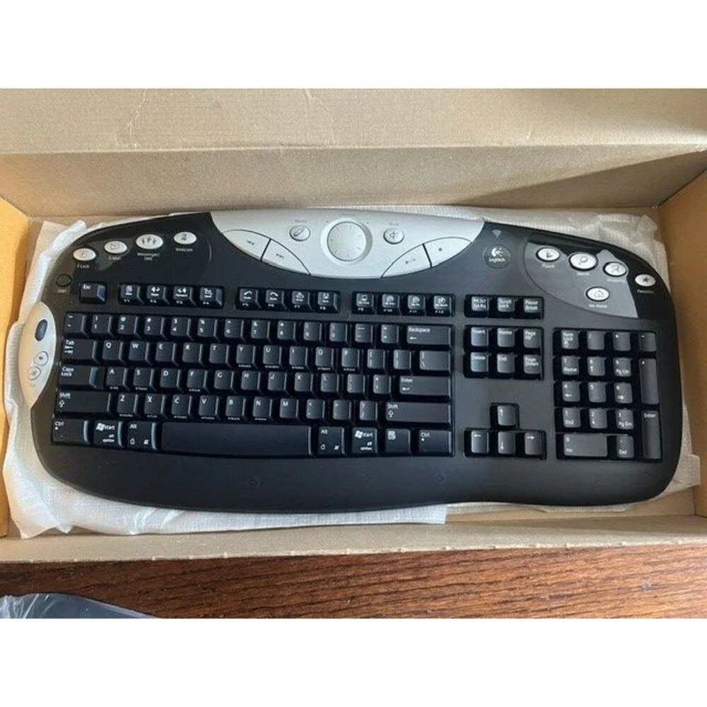 Logitech Wireless MX Duo Multimedia Keyboard & Optical Mouse Kit (Silver/Black